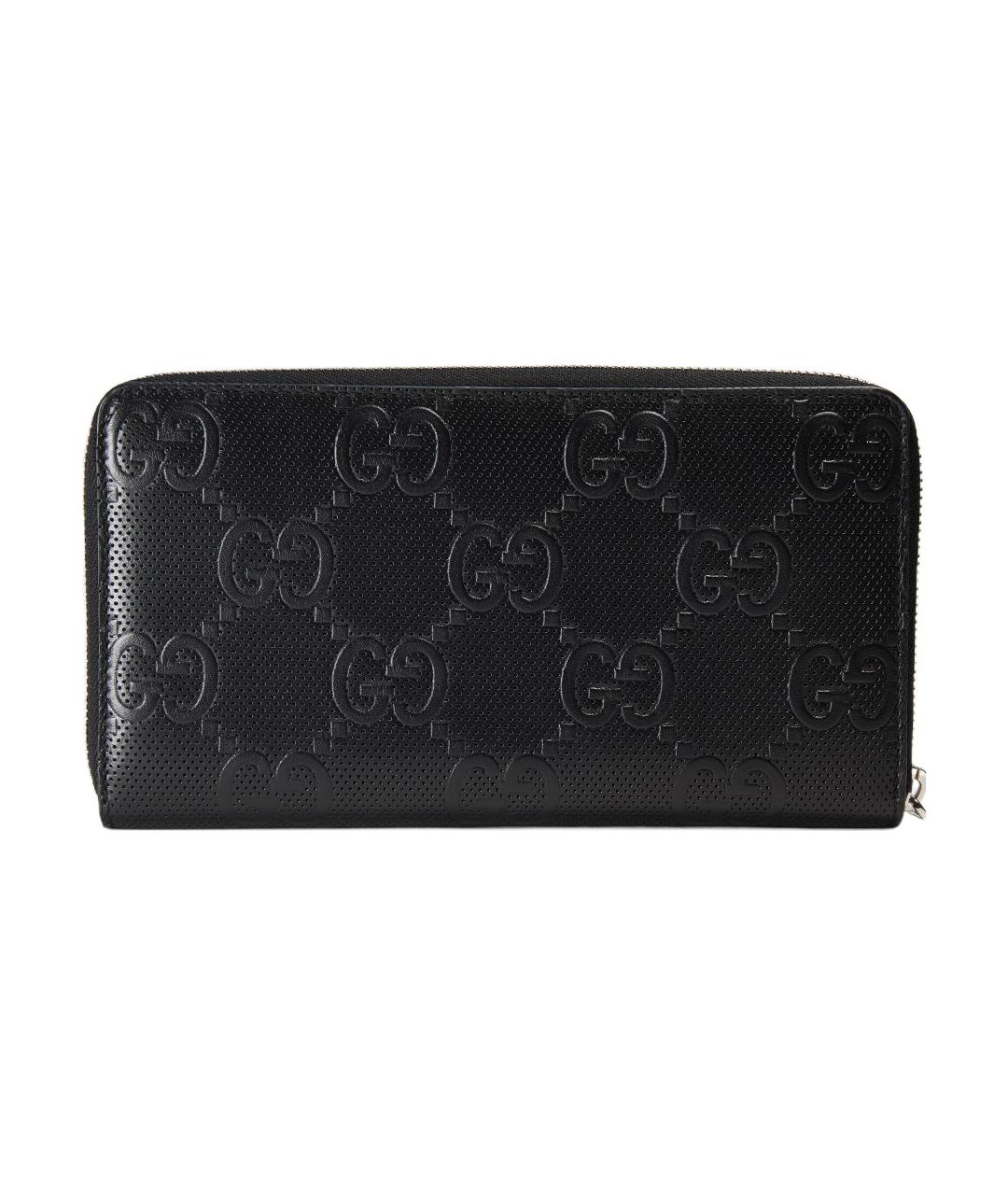 GUCCI Черный кожаный кошелек, фото 3