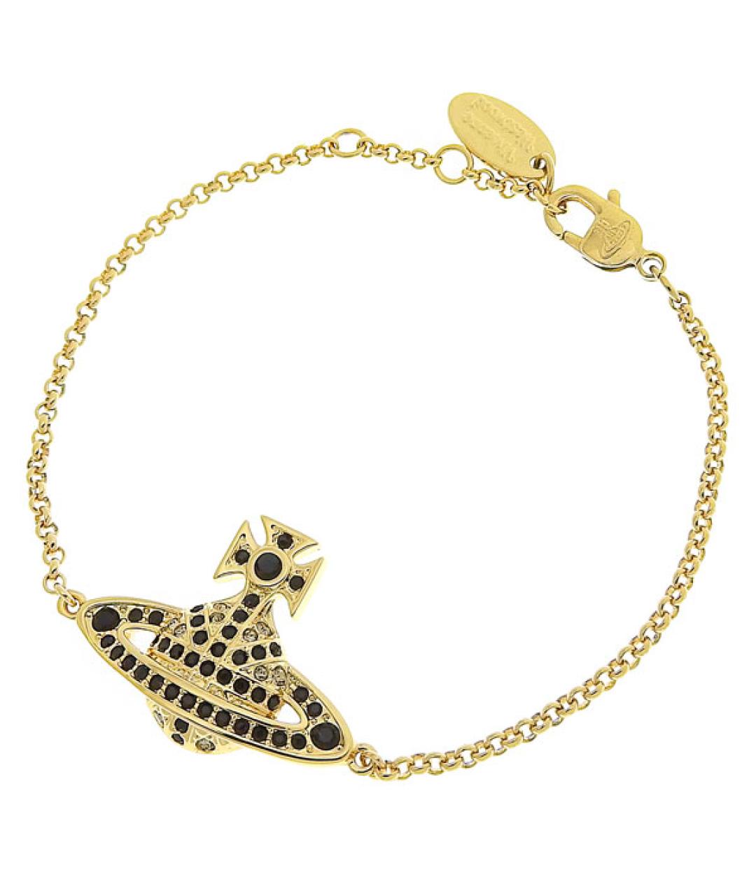 VIVIENNE WESTWOOD Золотой металлический браслет, фото 2