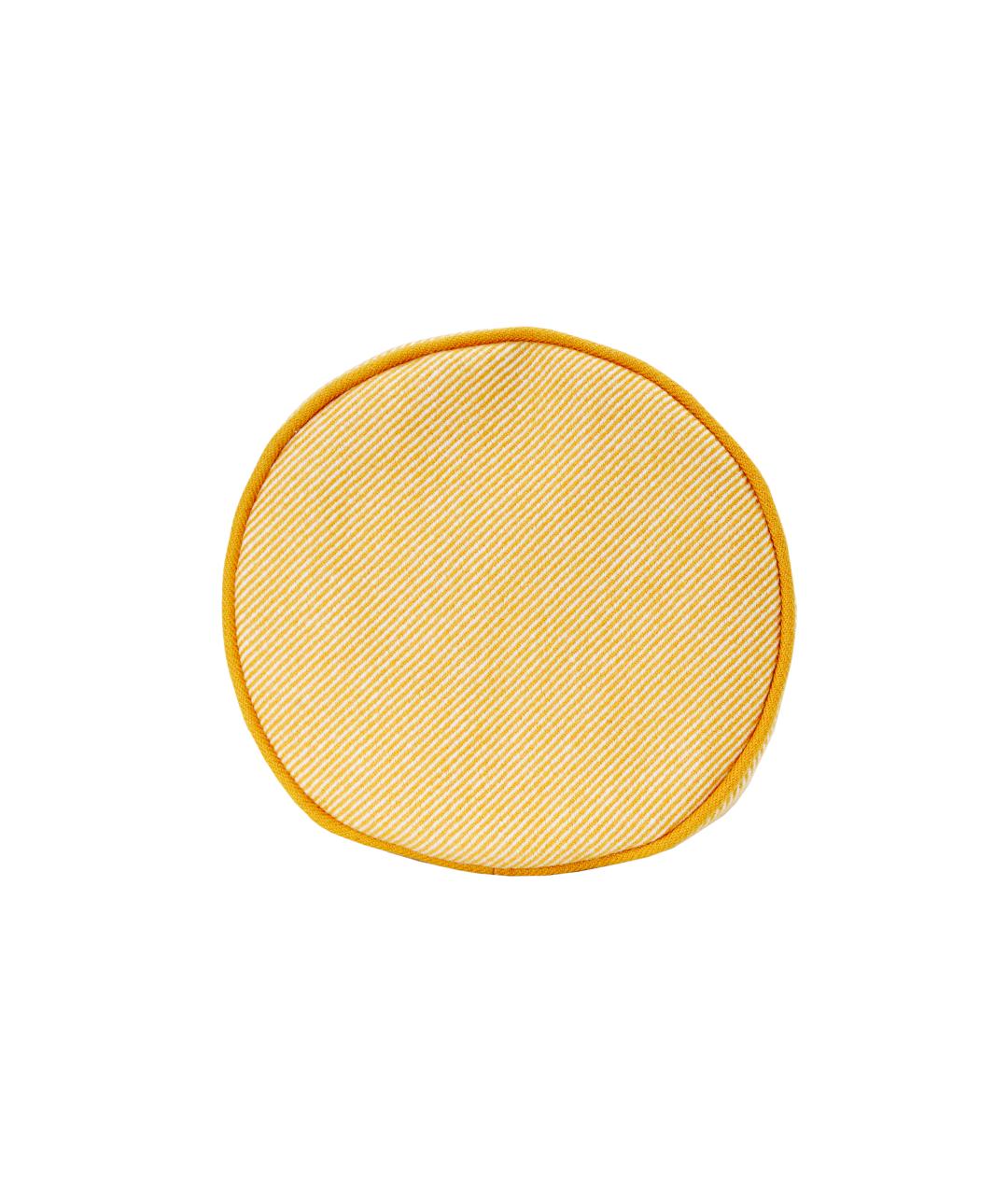 HERMES Желтая косметичка, фото 4