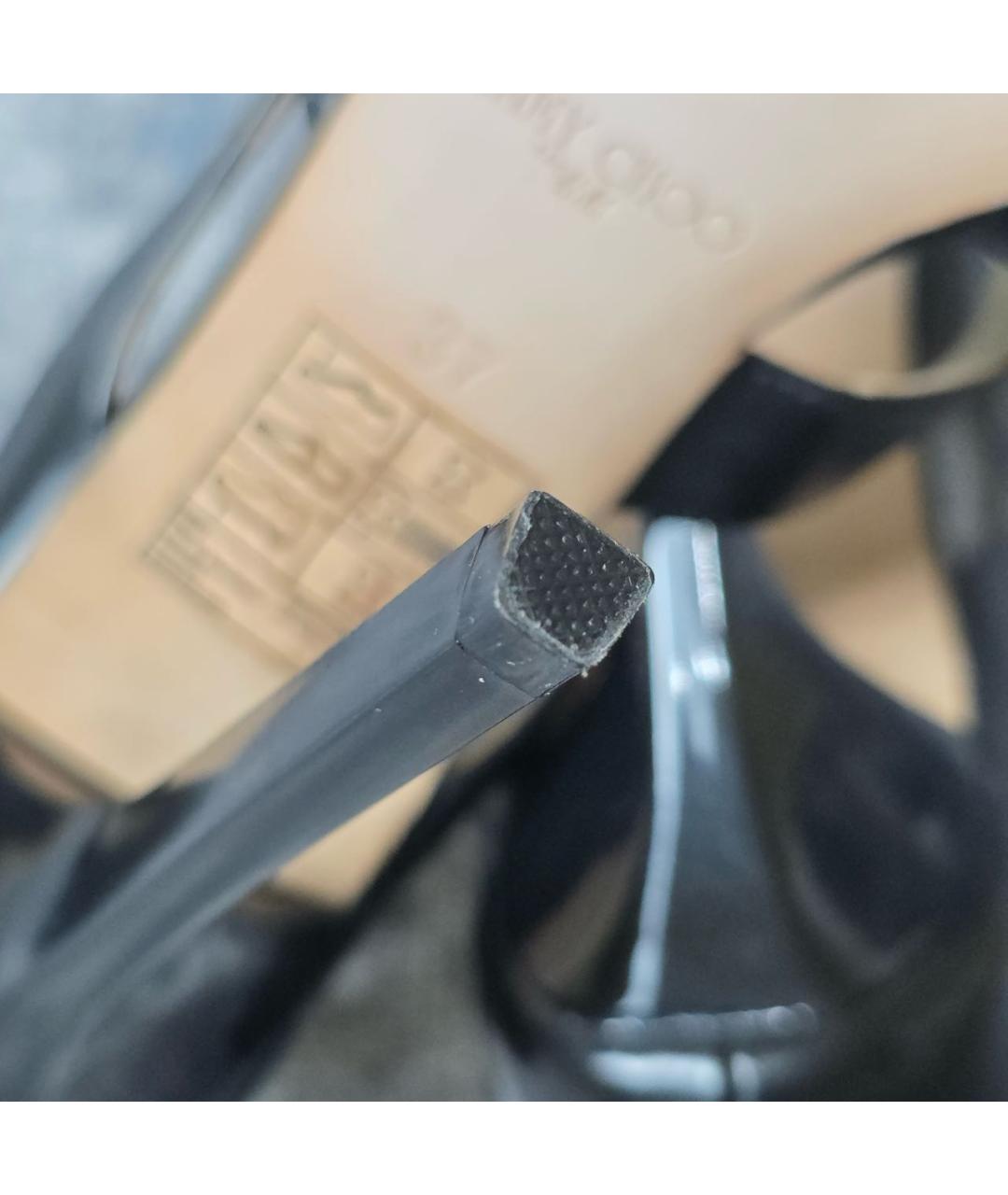 JIMMY CHOO Черные кожаные туфли, фото 7