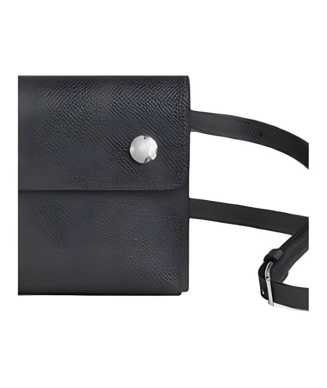 HERMES Серая кожаная сумка на плечо, фото 4