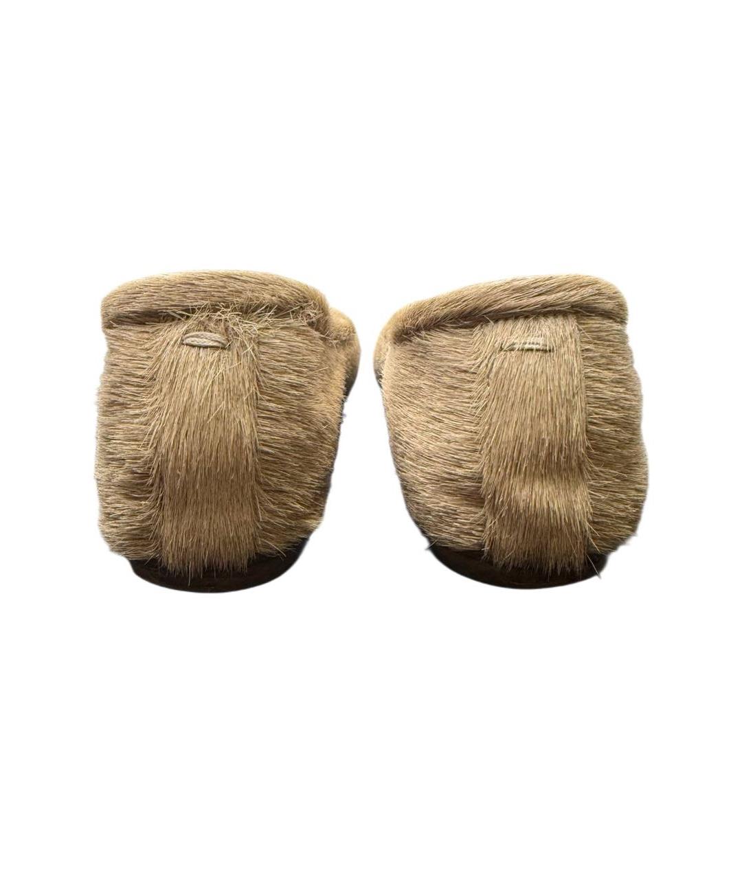 MAISON MARGIELA Бежевые балетки, фото 7