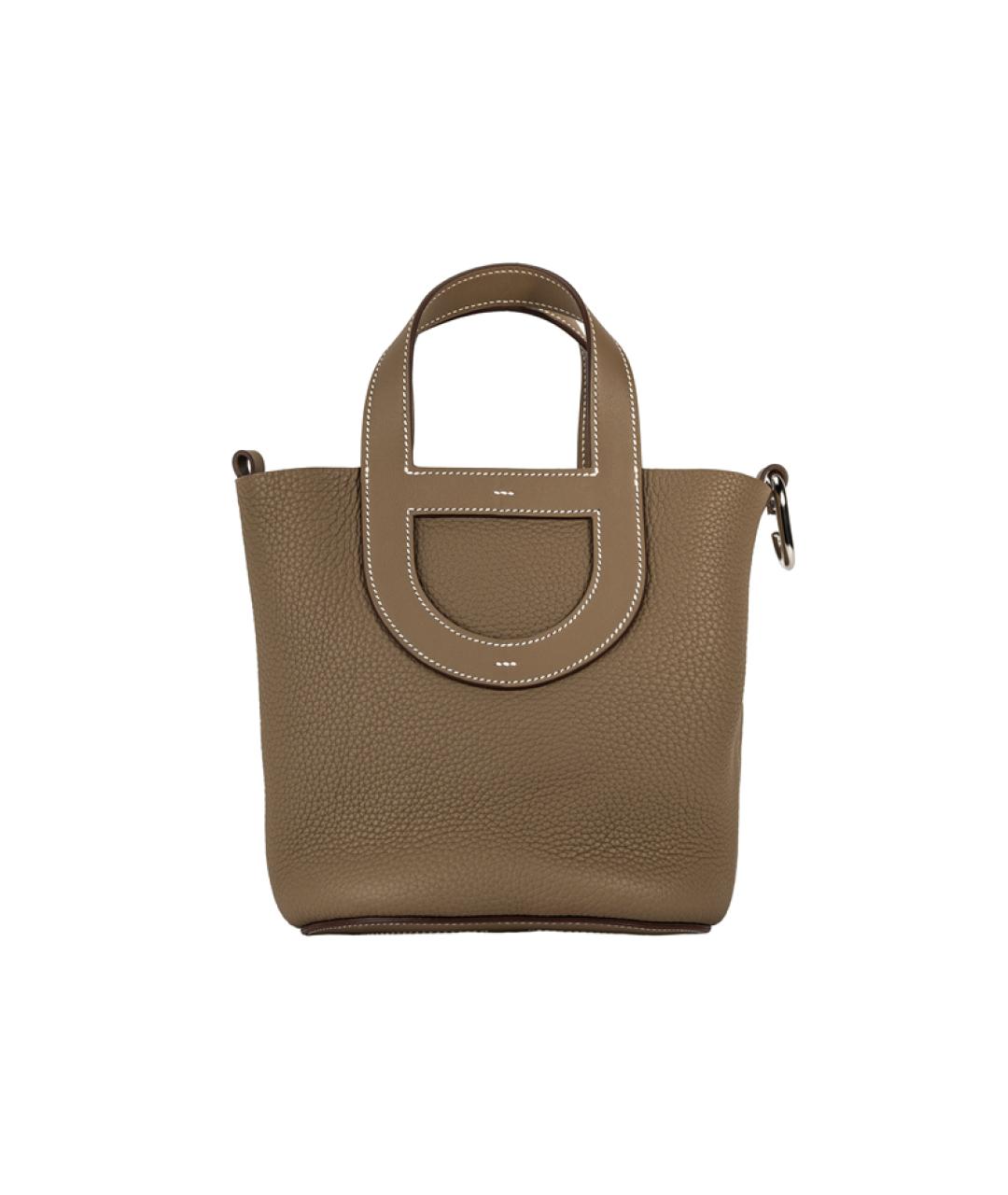 HERMES Серая сумка через плечо, фото 2