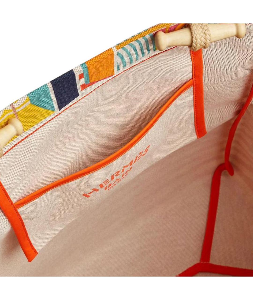 HERMES Оранжевая сумка через плечо, фото 4