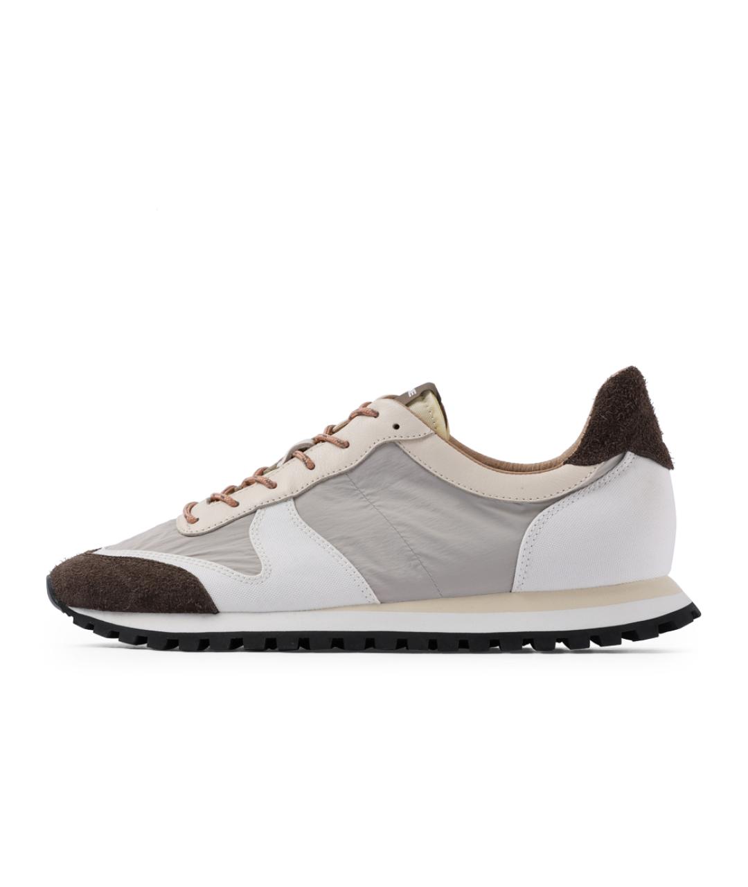 PANE Серые кожаные кроссовки, фото 2