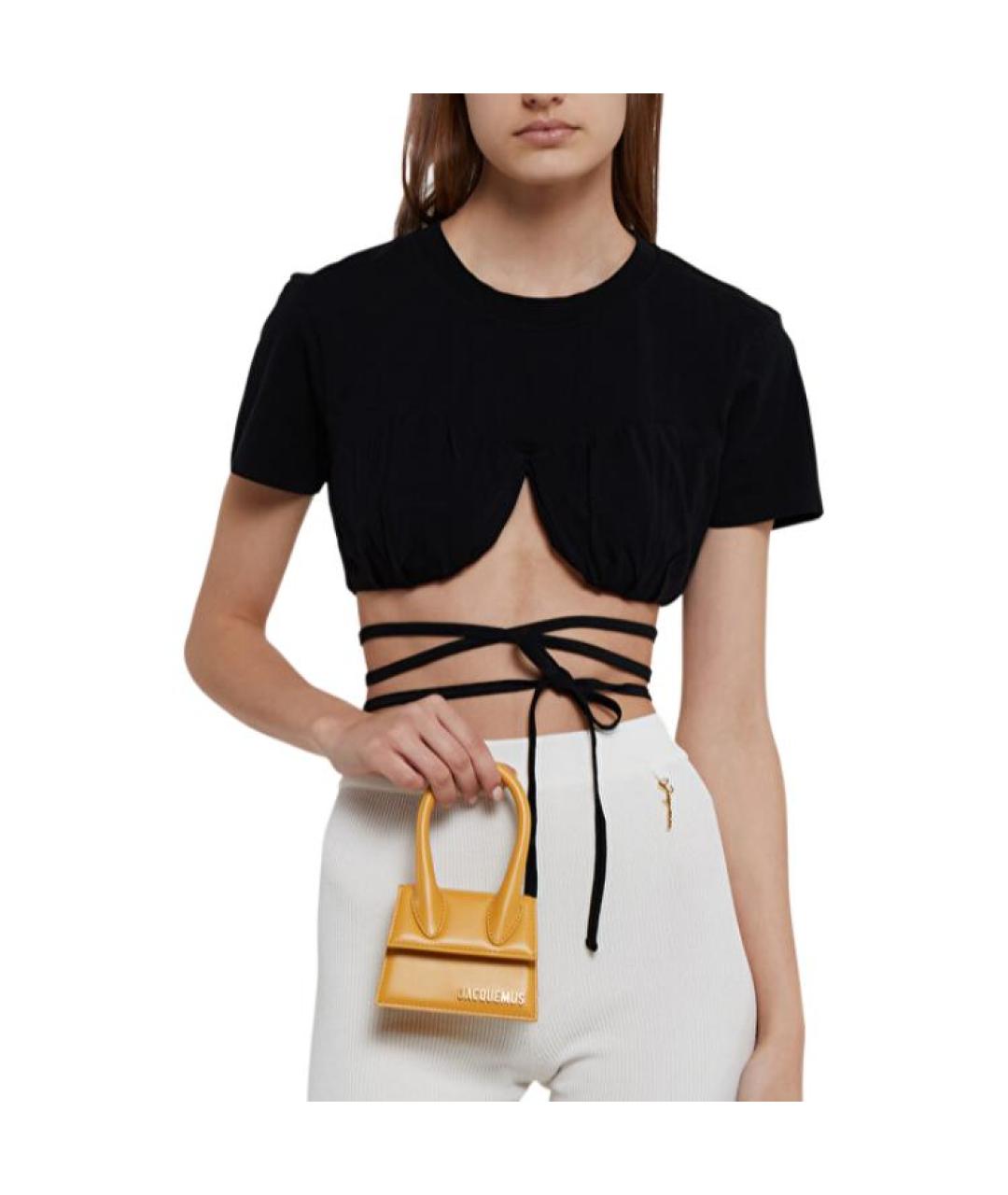 JACQUEMUS Черная футболка, фото 5