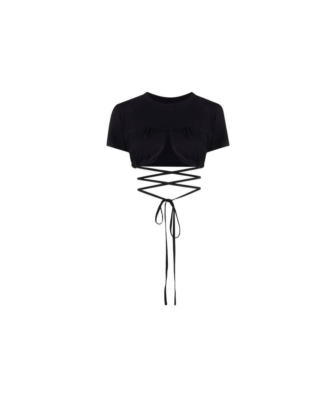 JACQUEMUS Черная футболка, фото 6