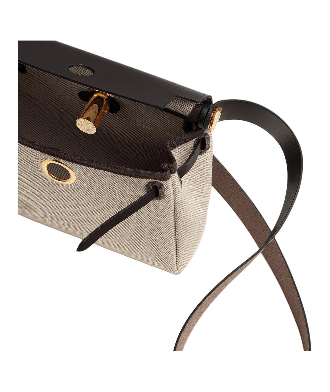 HERMES Коричневая сумка через плечо, фото 4