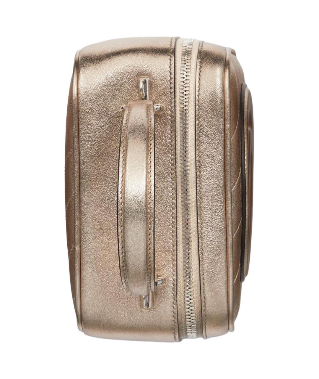 GUCCI Золотая кожаная сумка через плечо, фото 5