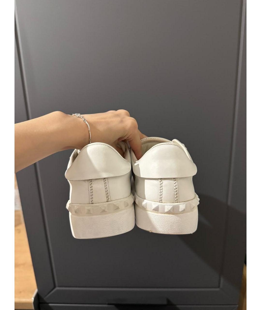 VALENTINO Белые кожаные кеды, фото 6