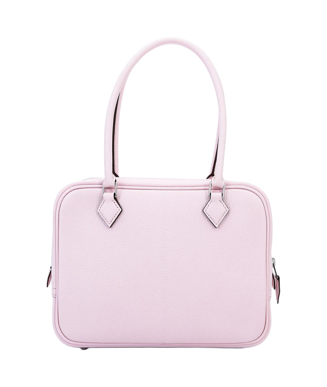 HERMES Розовая кожаная сумка через плечо, фото 2