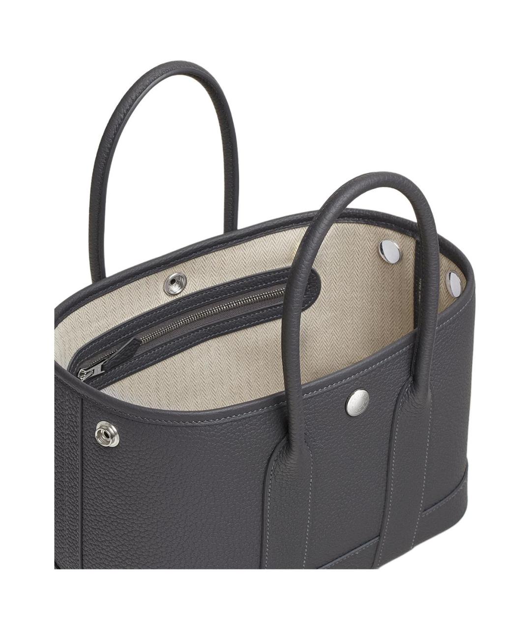 HERMES Серая сумка через плечо, фото 3