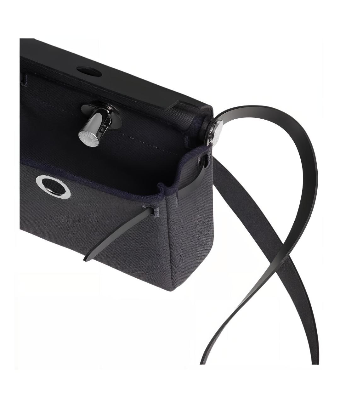 HERMES Серая сумка через плечо, фото 4