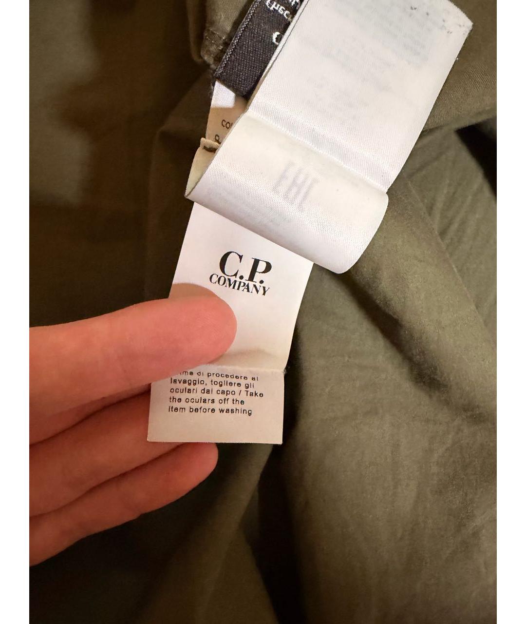 CP COMPANY Хаки хлопковая кэжуал рубашка, фото 6