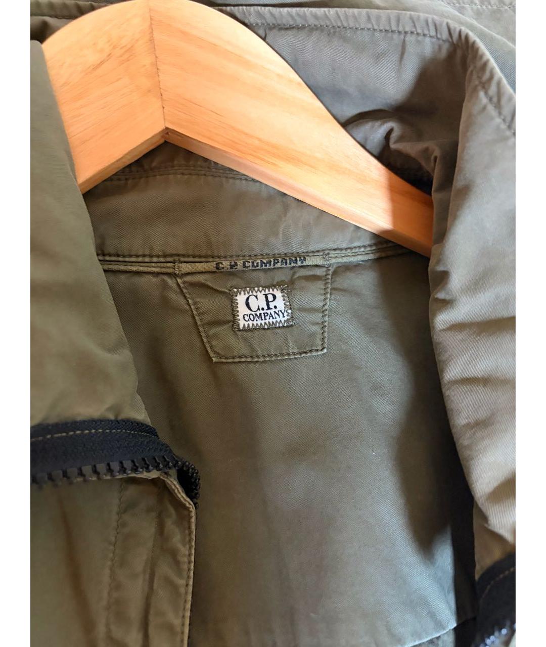 CP COMPANY Хаки хлопковая кэжуал рубашка, фото 4