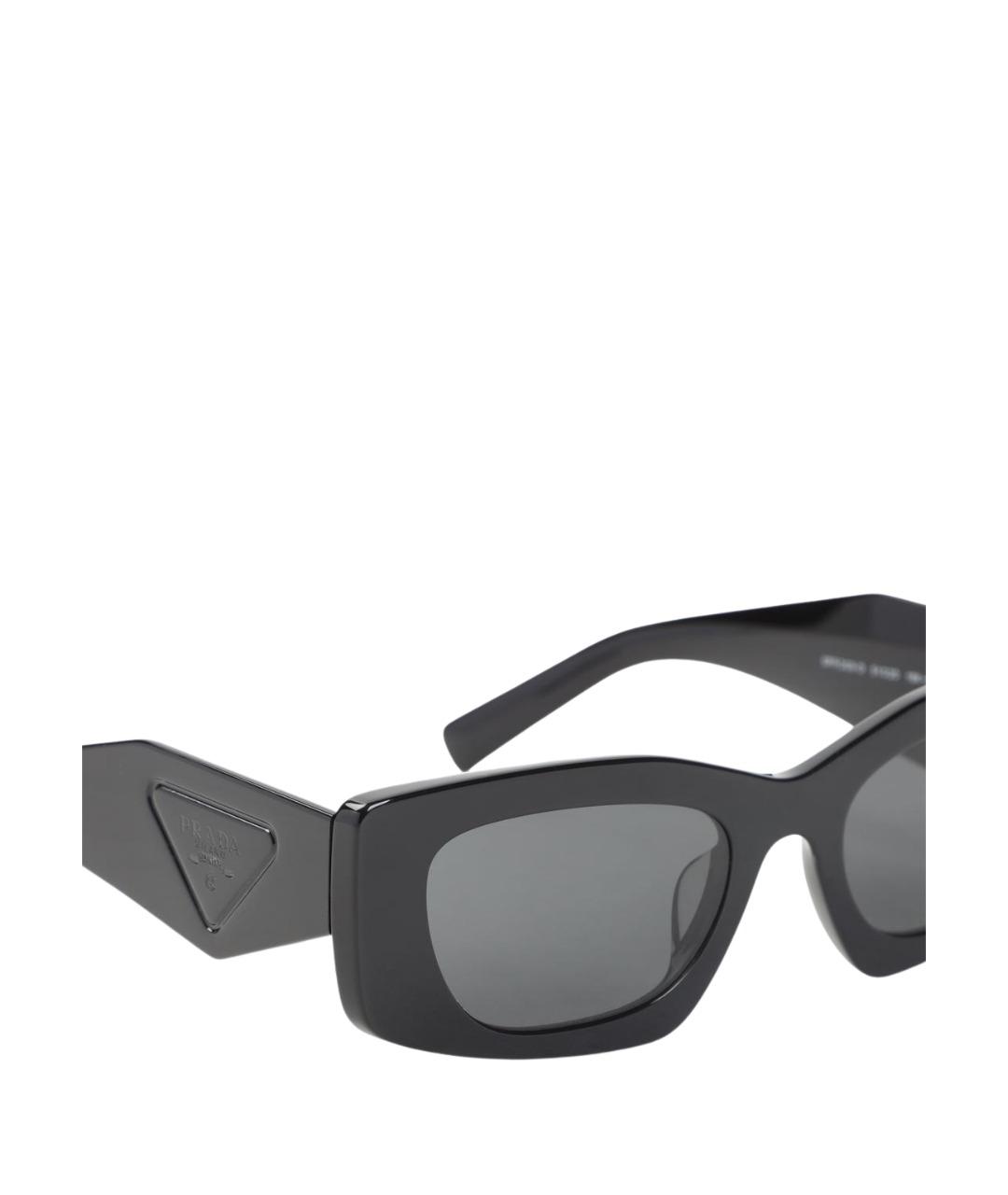 PRADA Черные металлические солнцезащитные очки, фото 3