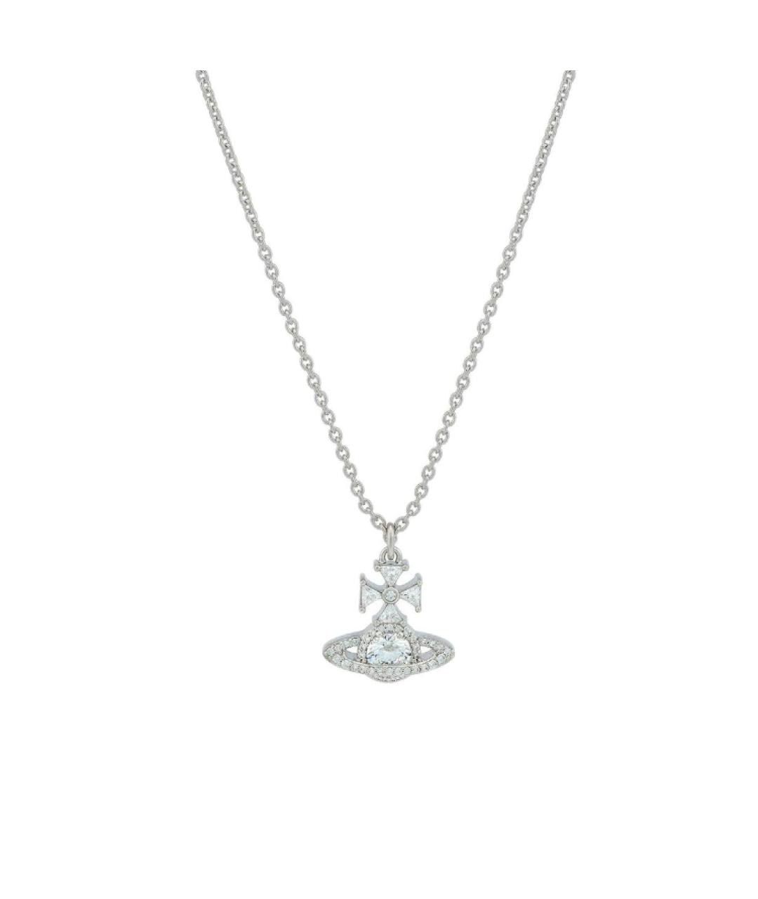 VIVIENNE WESTWOOD Серебряное металлическое колье, фото 1