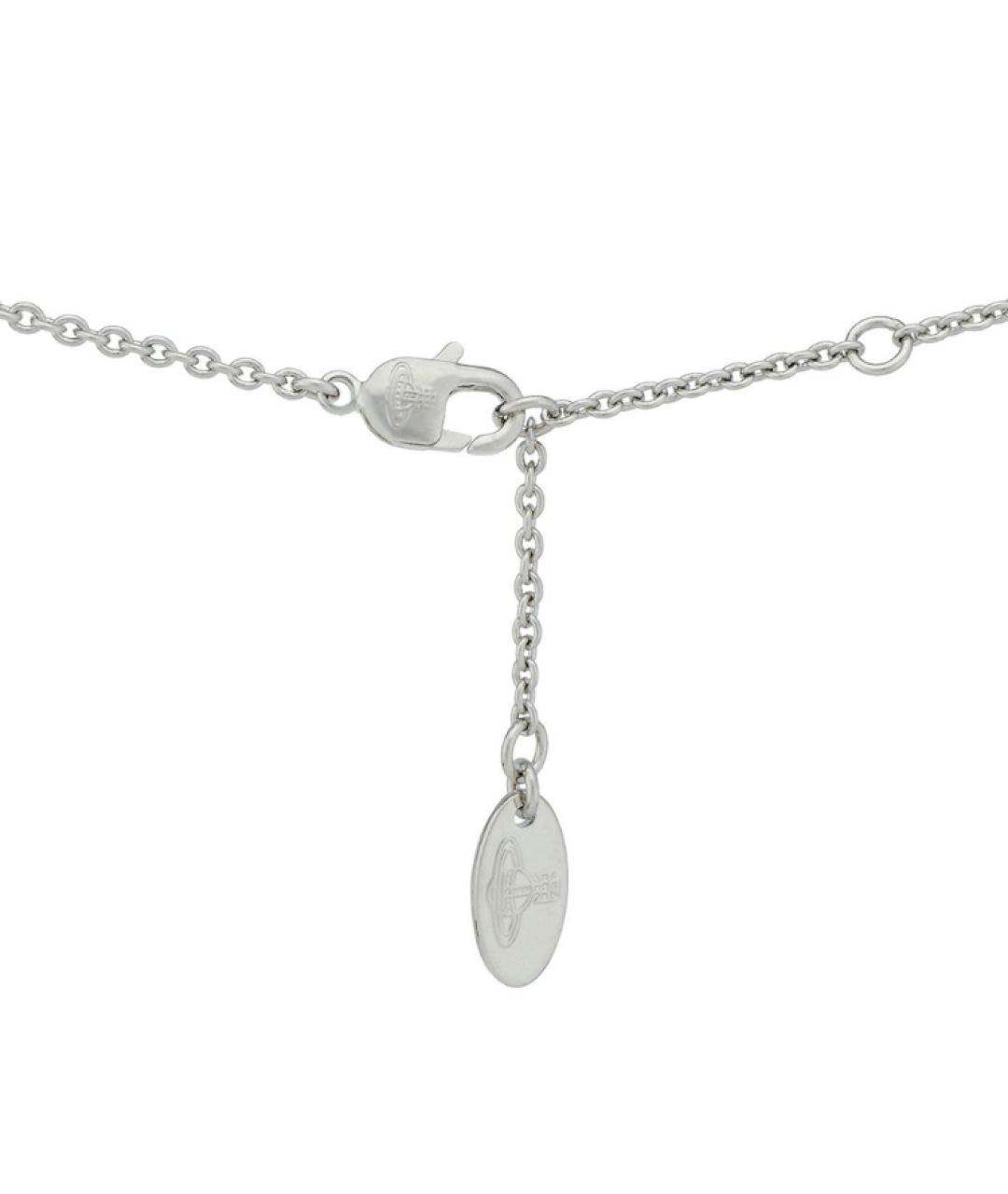 VIVIENNE WESTWOOD Серебряное металлическое колье, фото 2