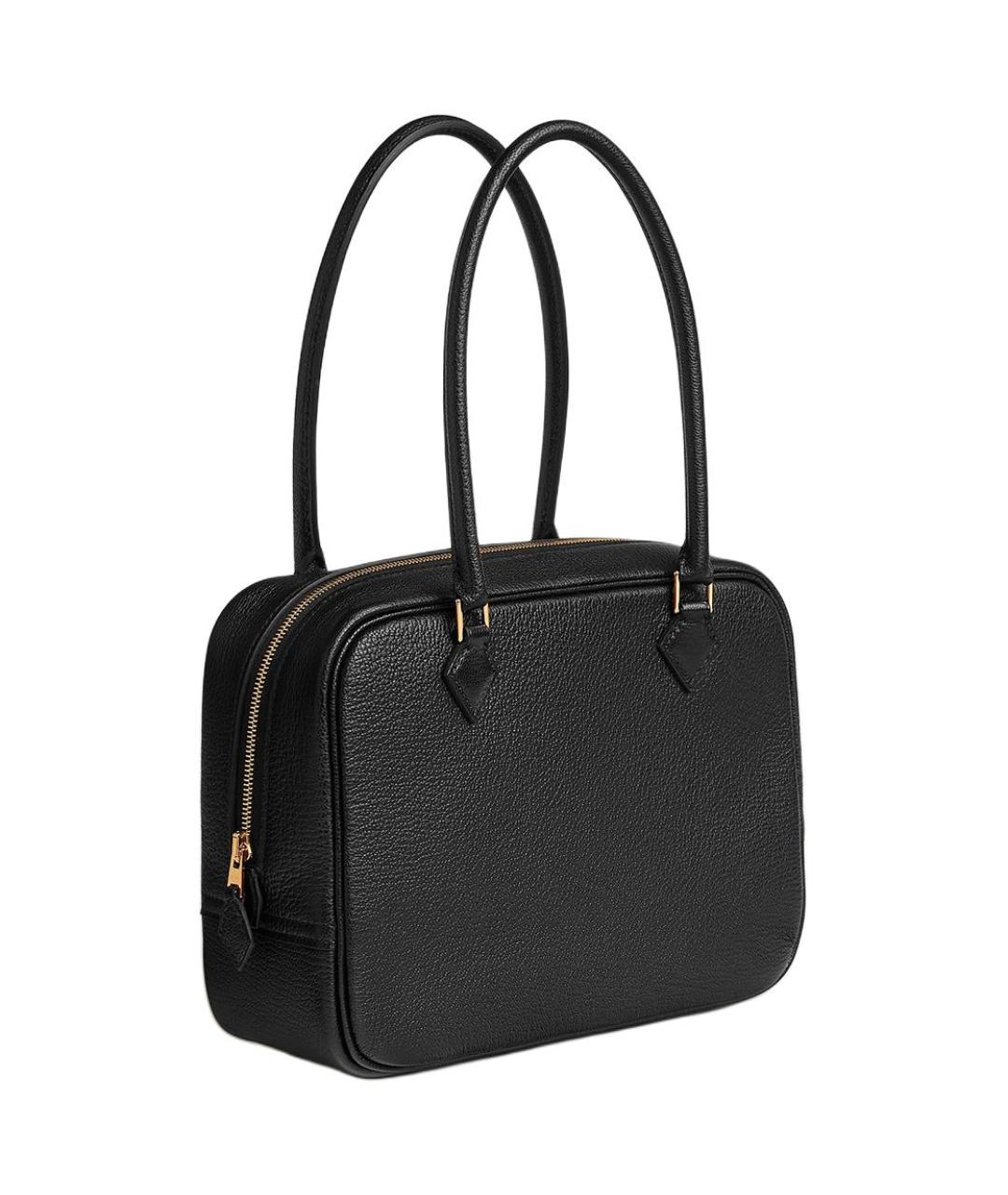 HERMES Черная кожаная сумка через плечо, фото 2