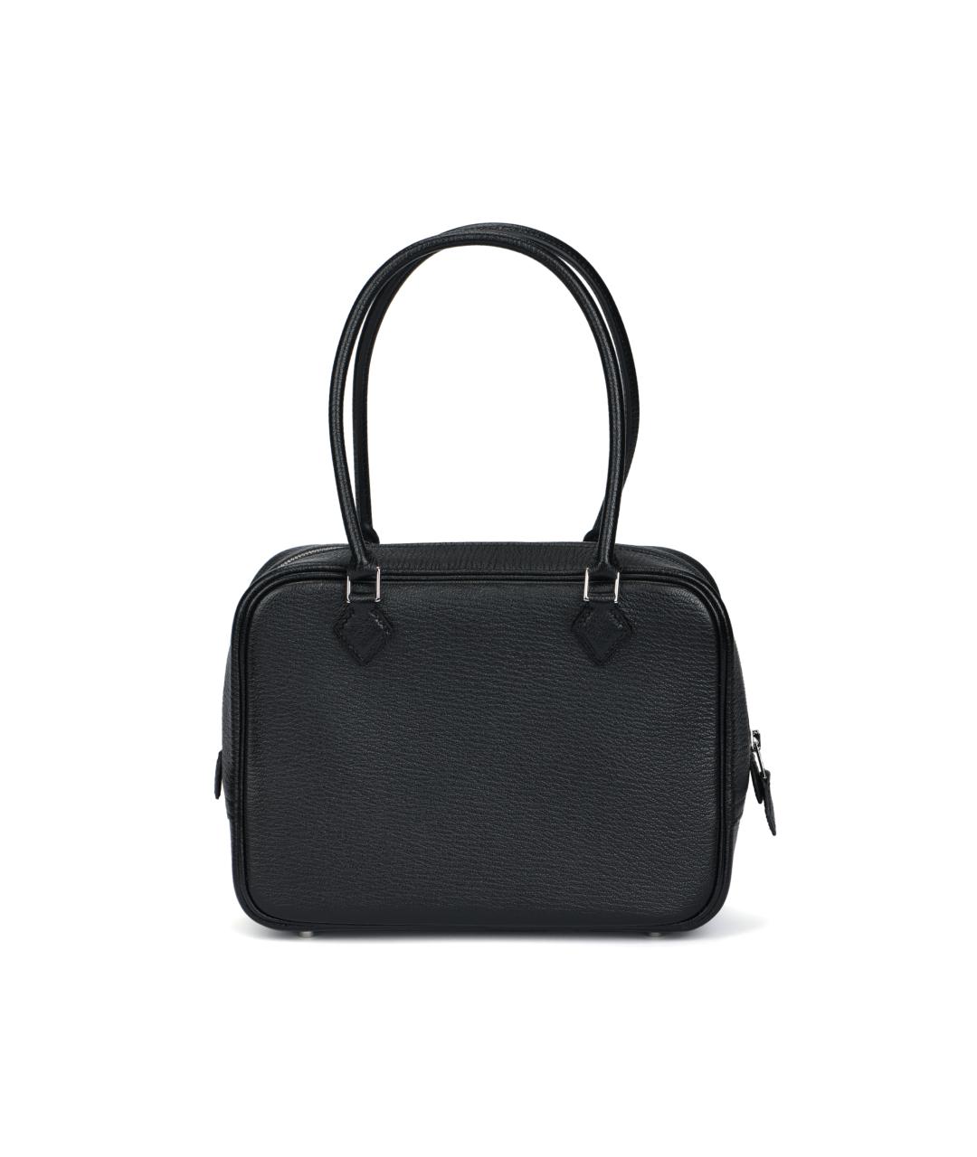 HERMES Черная кожаная сумка через плечо, фото 4