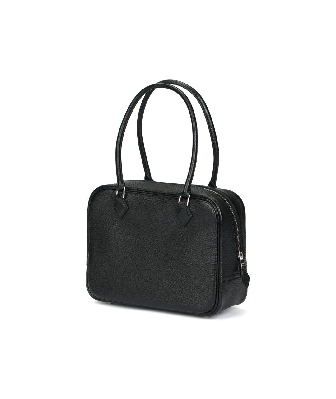 HERMES Черная кожаная сумка через плечо, фото 5