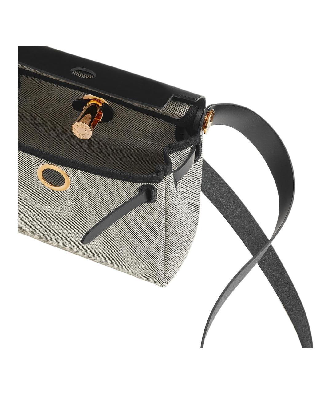 HERMES Серая сумка через плечо, фото 4