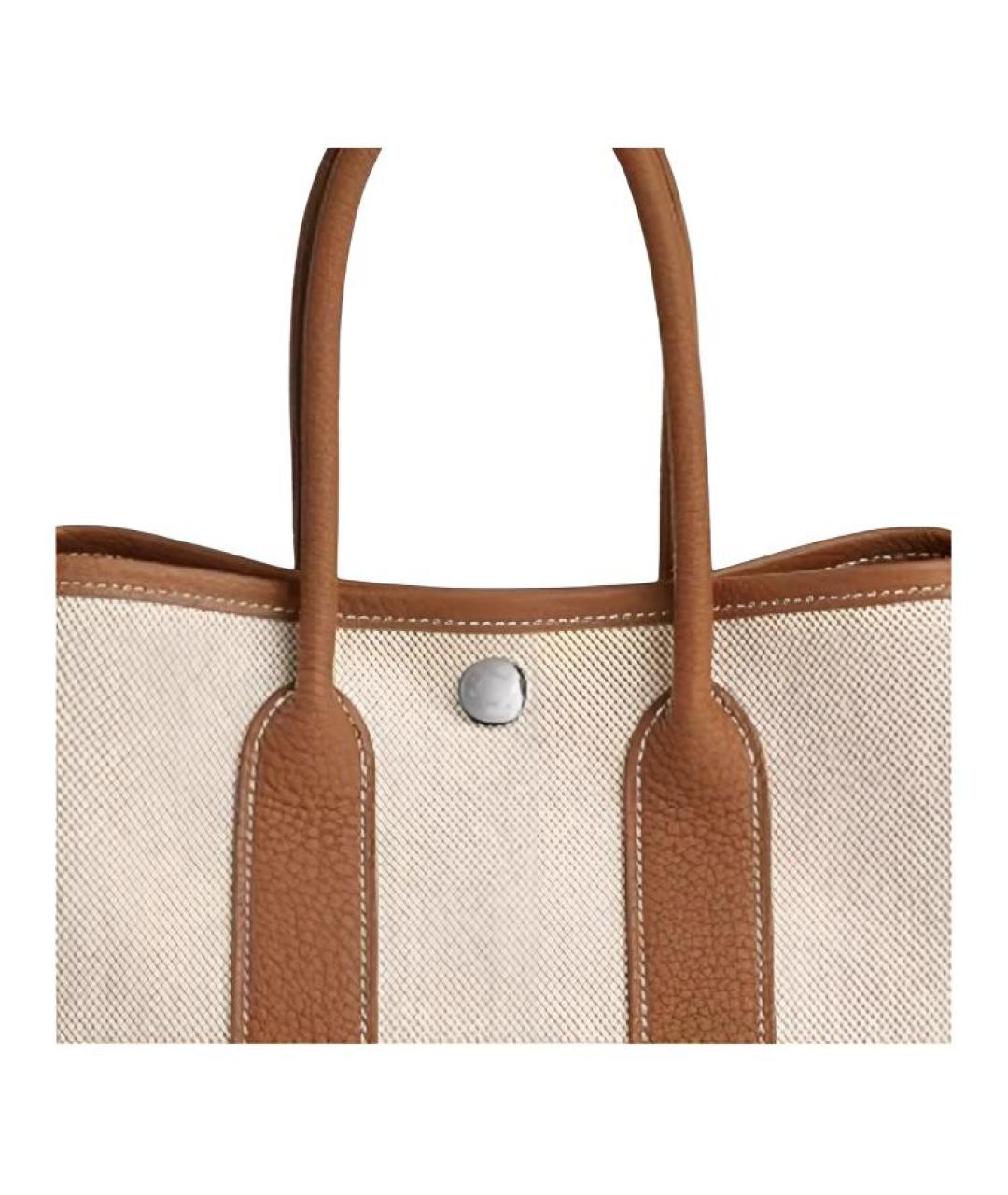 HERMES Бежевая сумка через плечо, фото 4