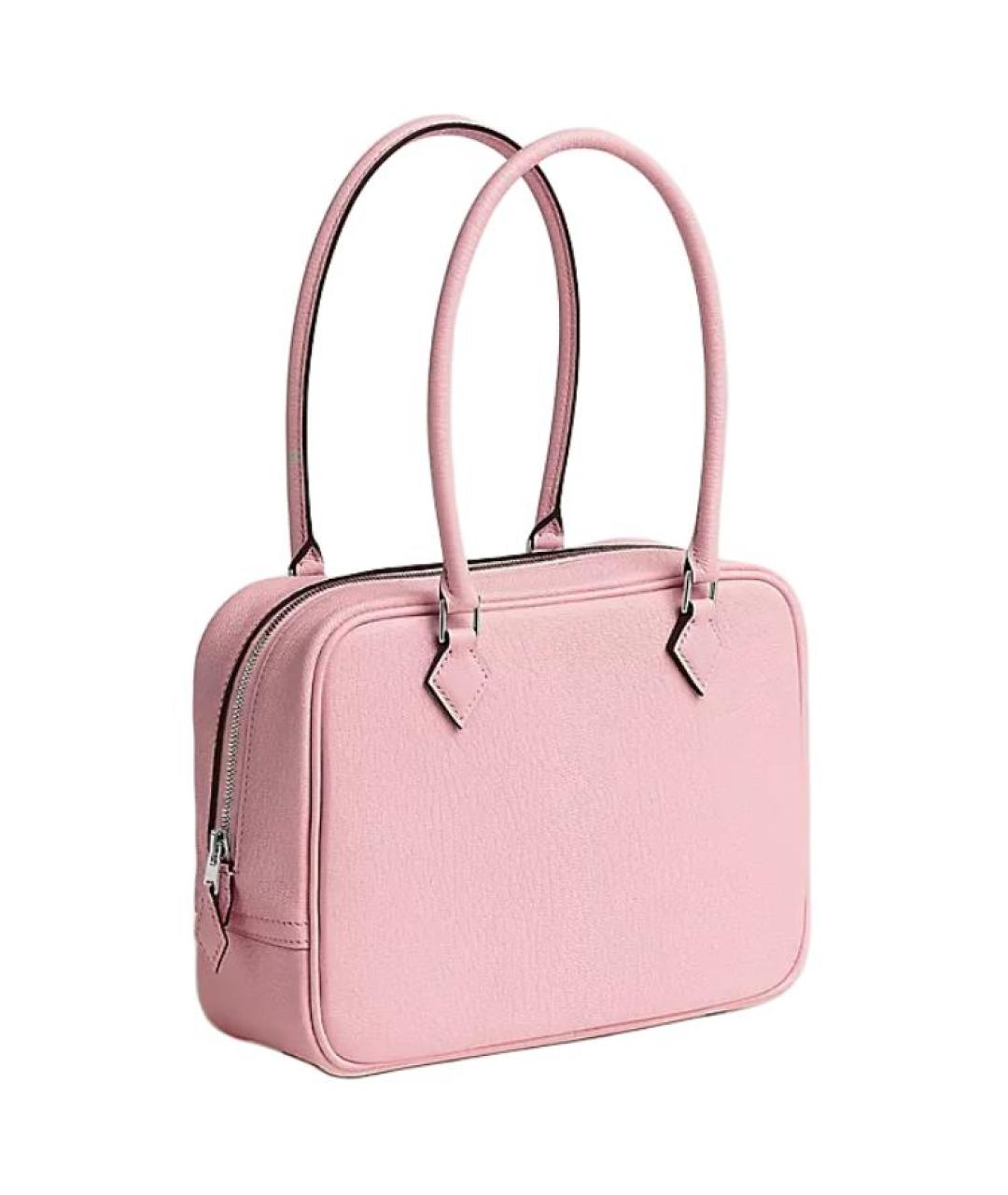 HERMES Розовая кожаная сумка через плечо, фото 2