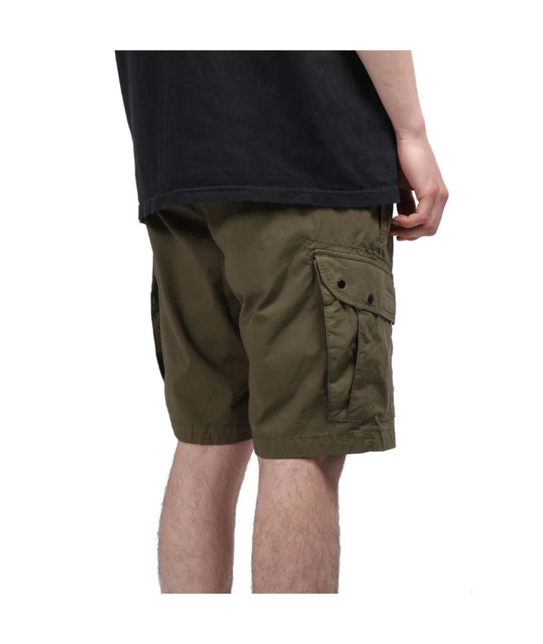 STONE ISLAND Зеленые шорты, фото 4