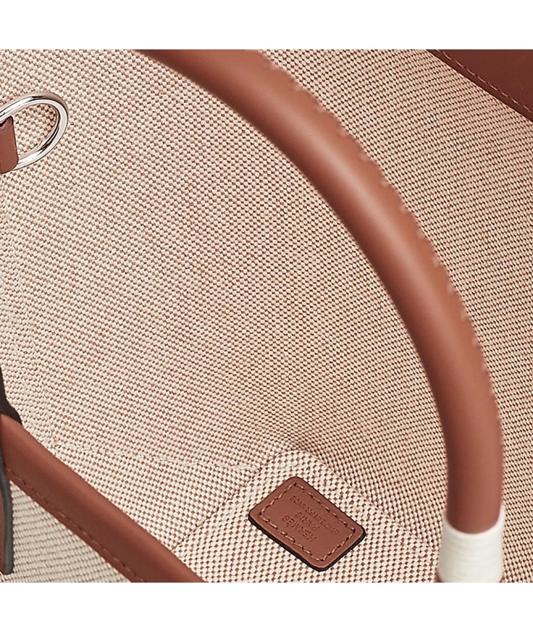 HERMES Бежевая сумка через плечо, фото 5