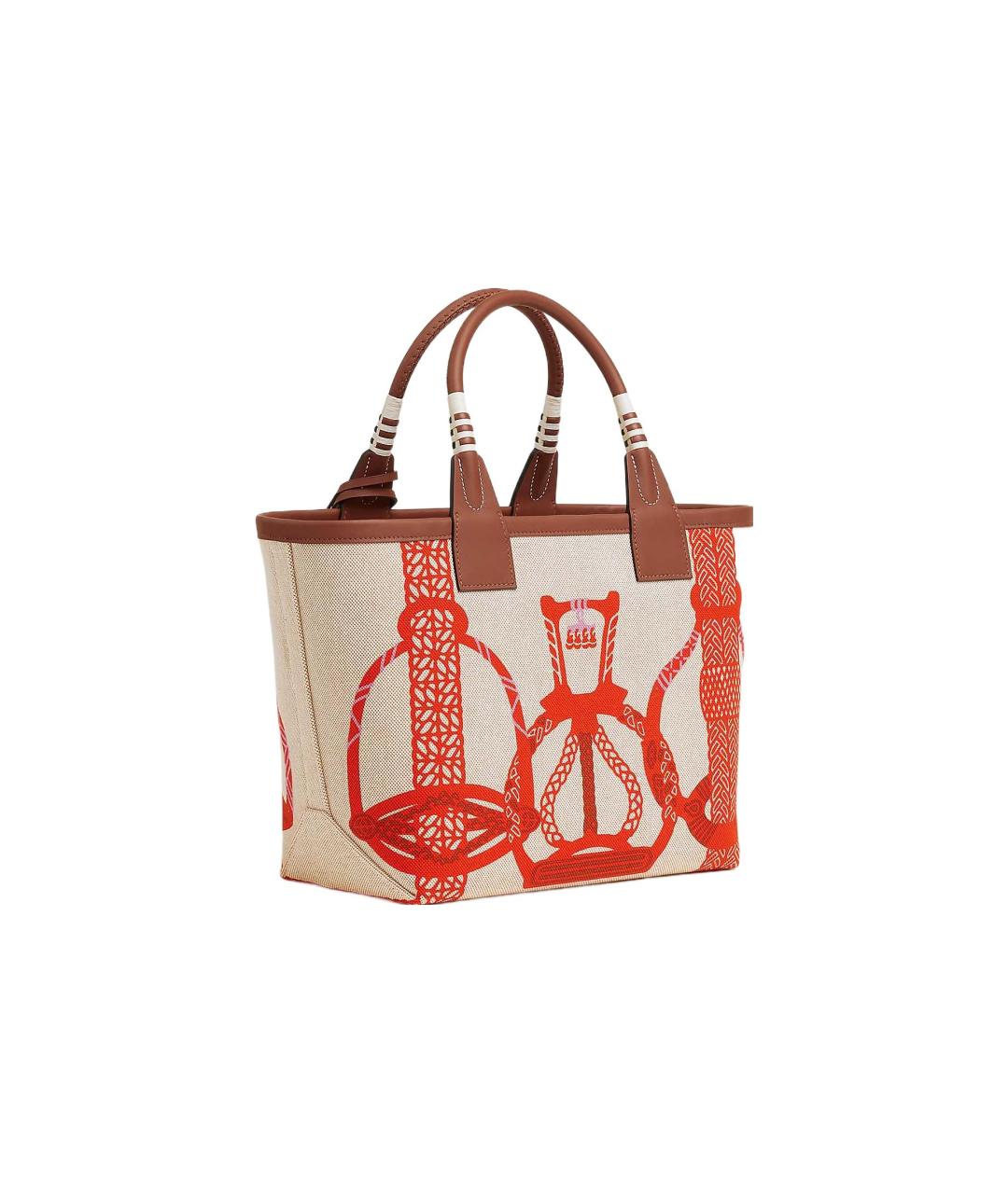 HERMES Бежевая сумка через плечо, фото 3