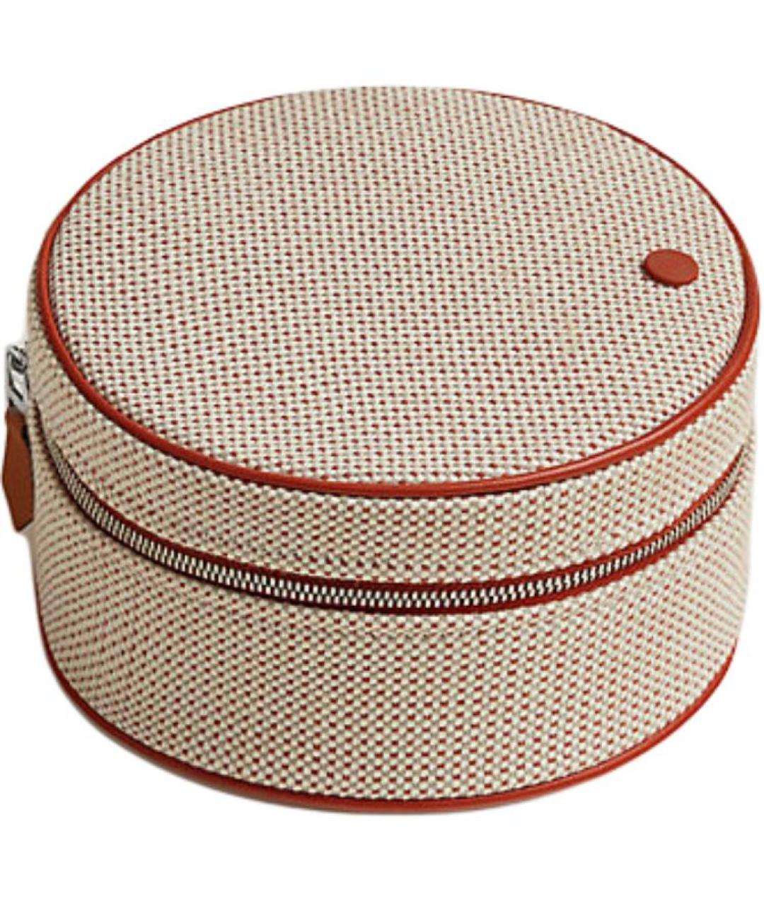 HERMES Коричневая хлопковая косметичка, фото 1