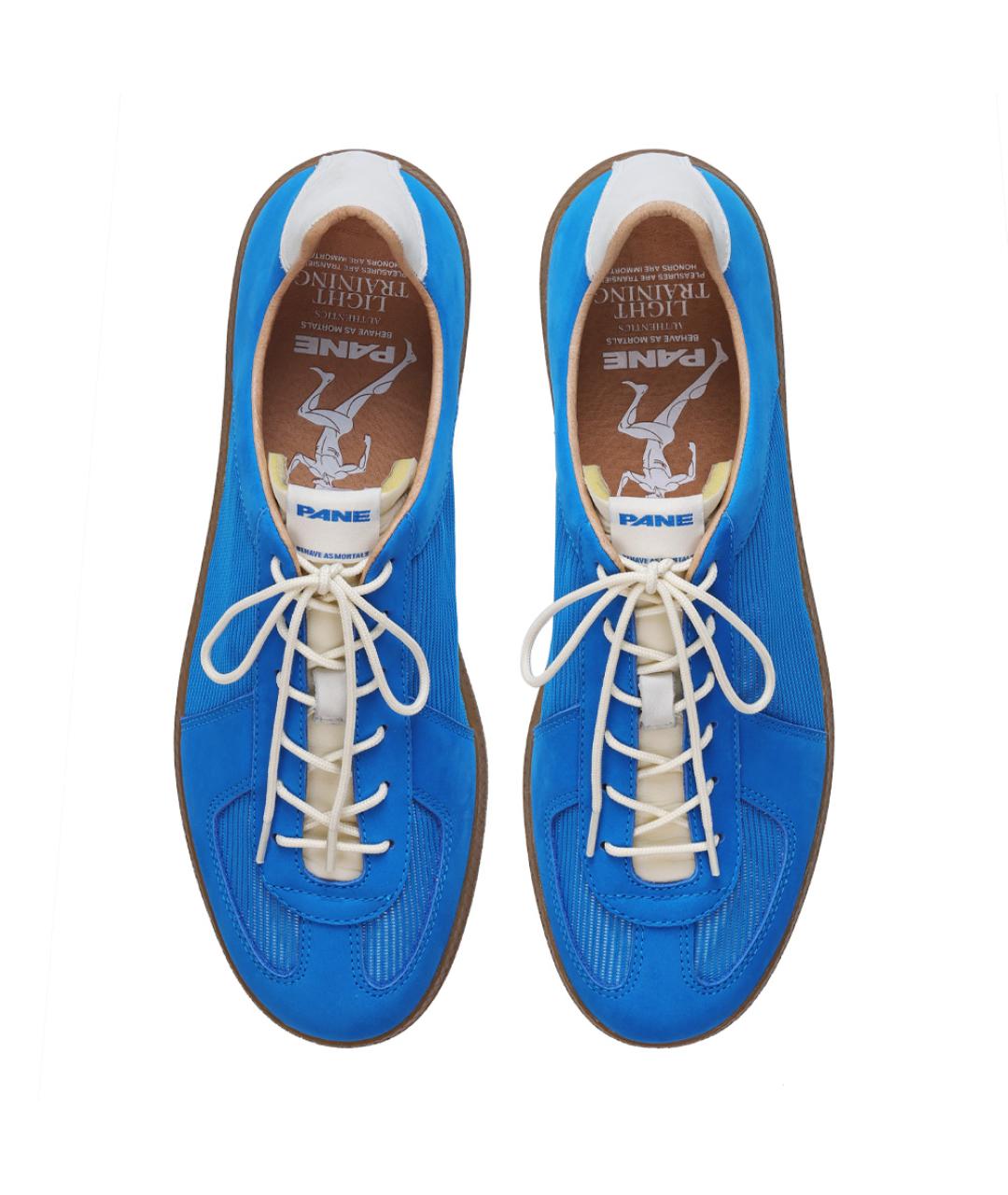 PANE Синие кожаные кеды, фото 4