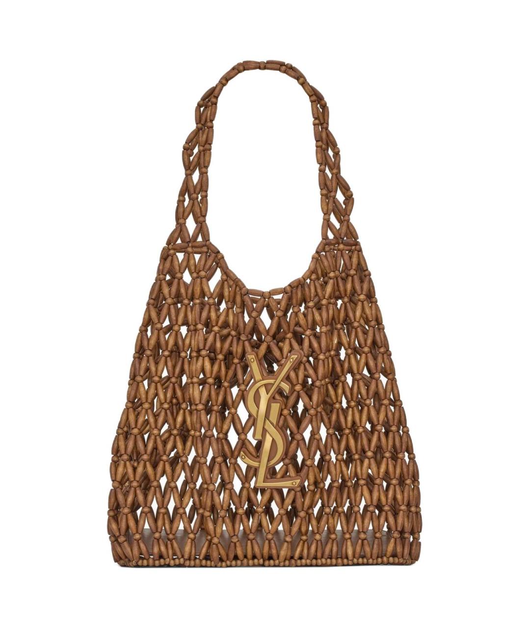 SAINT LAURENT Коричневая сумка через плечо, фото 2