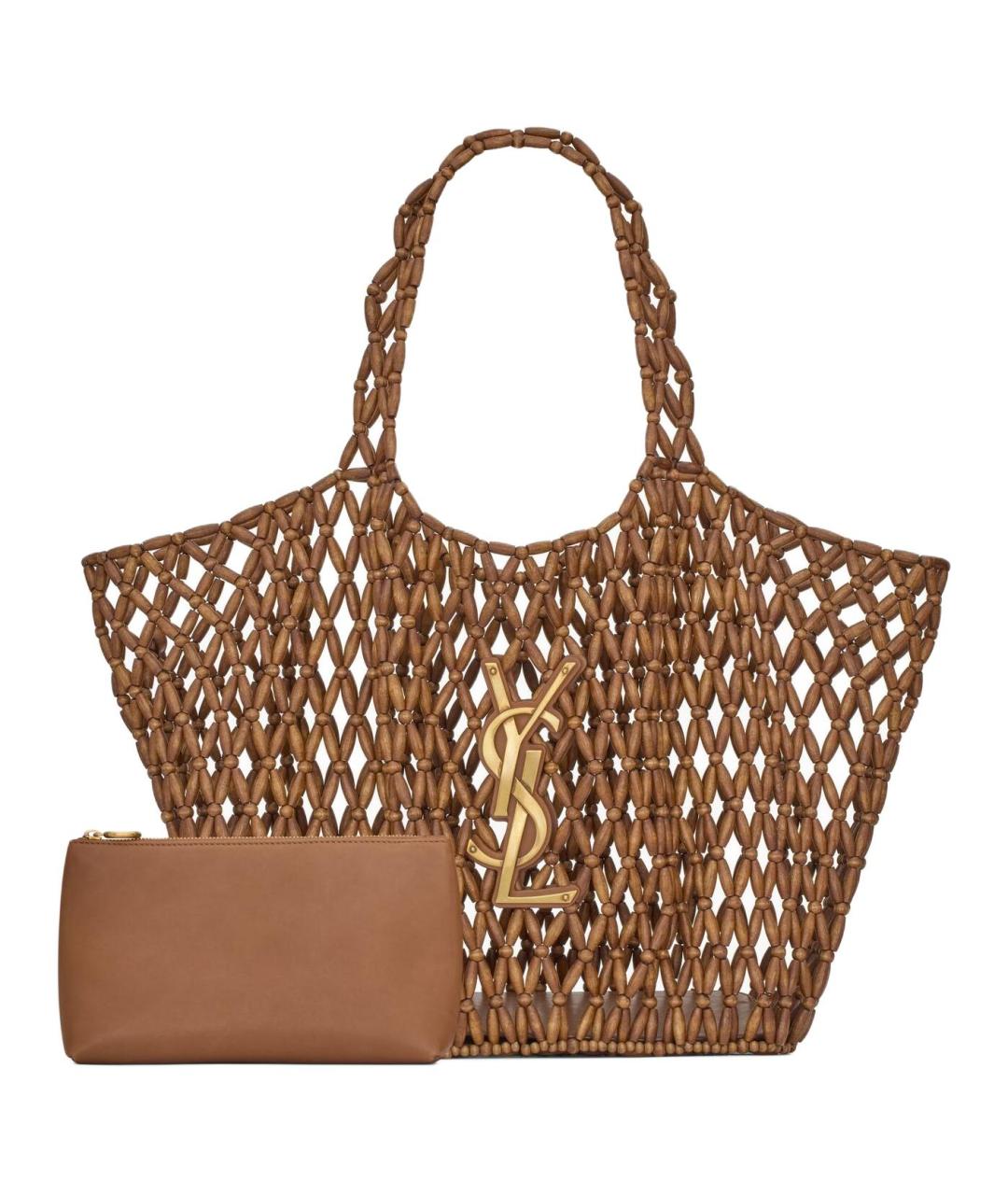 SAINT LAURENT Коричневая сумка через плечо, фото 3