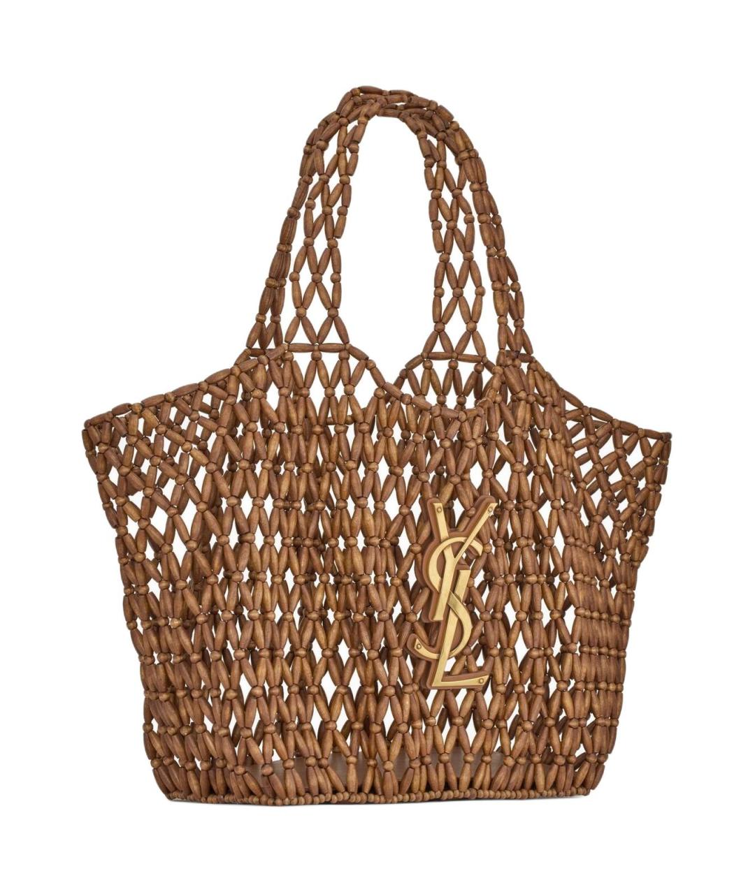 SAINT LAURENT Коричневая сумка через плечо, фото 4