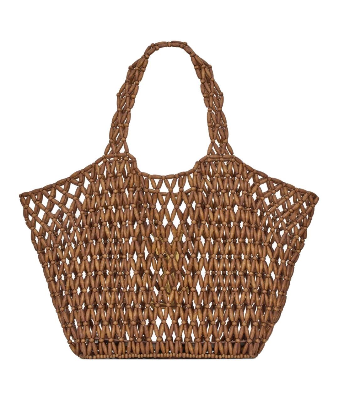 SAINT LAURENT Коричневая сумка через плечо, фото 5