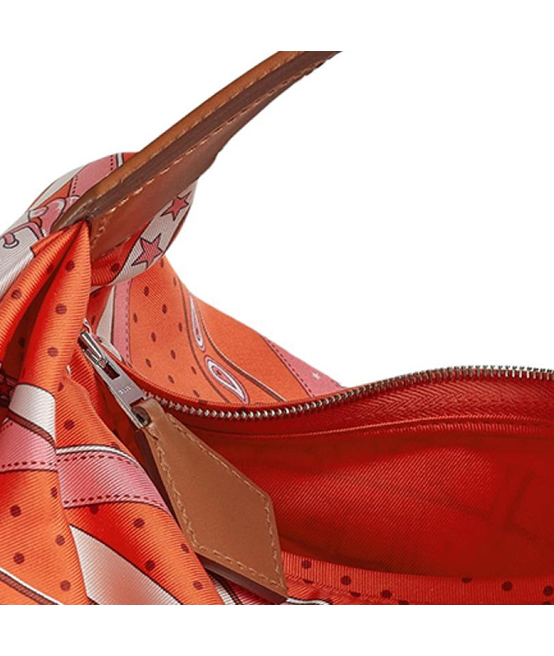 HERMES Оранжевая сумка через плечо, фото 4