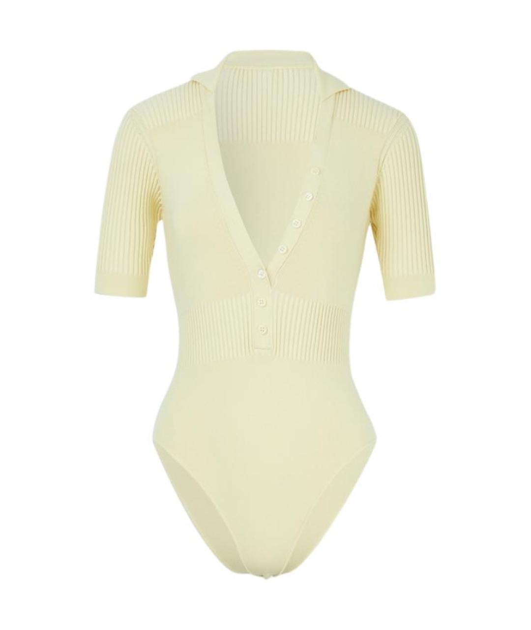 JACQUEMUS Бежевое боди, фото 1