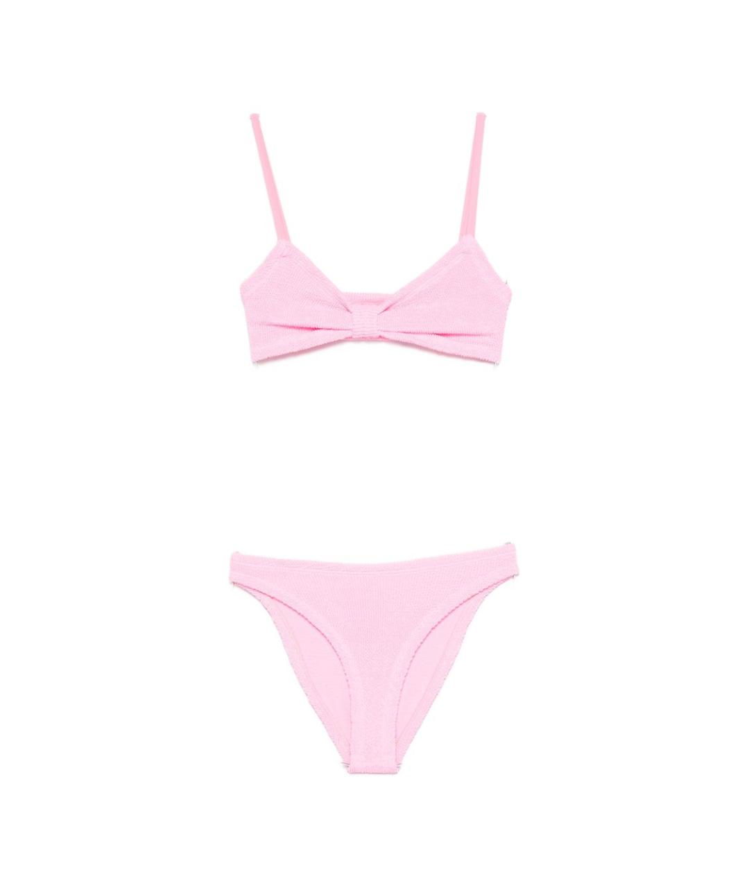 HUNZA G Розовый купальник, фото 1