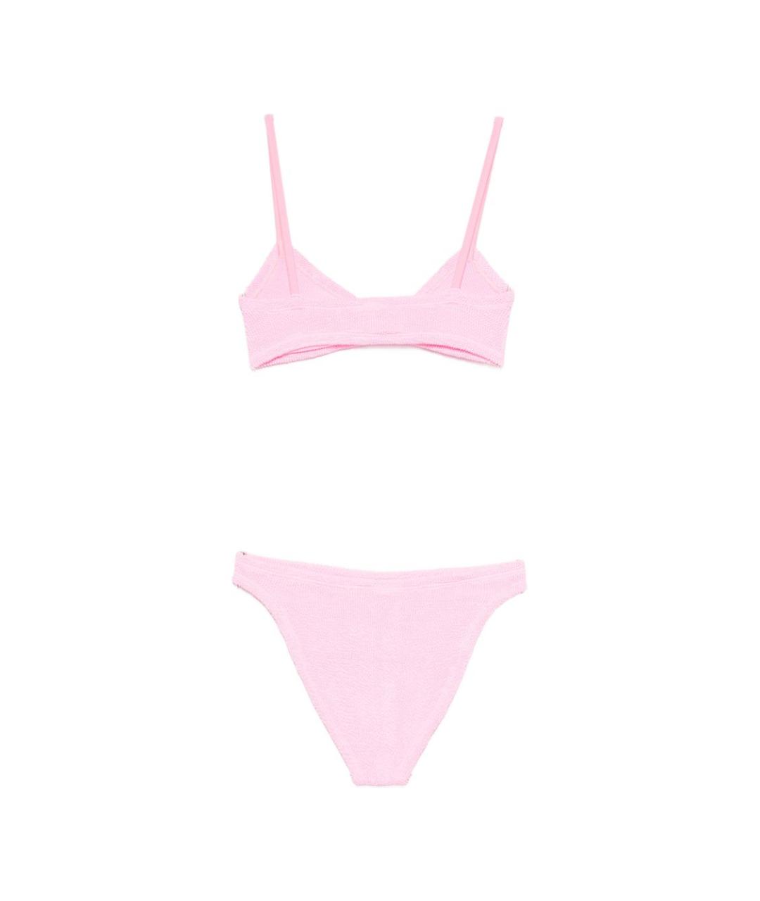 HUNZA G Розовый купальник, фото 2