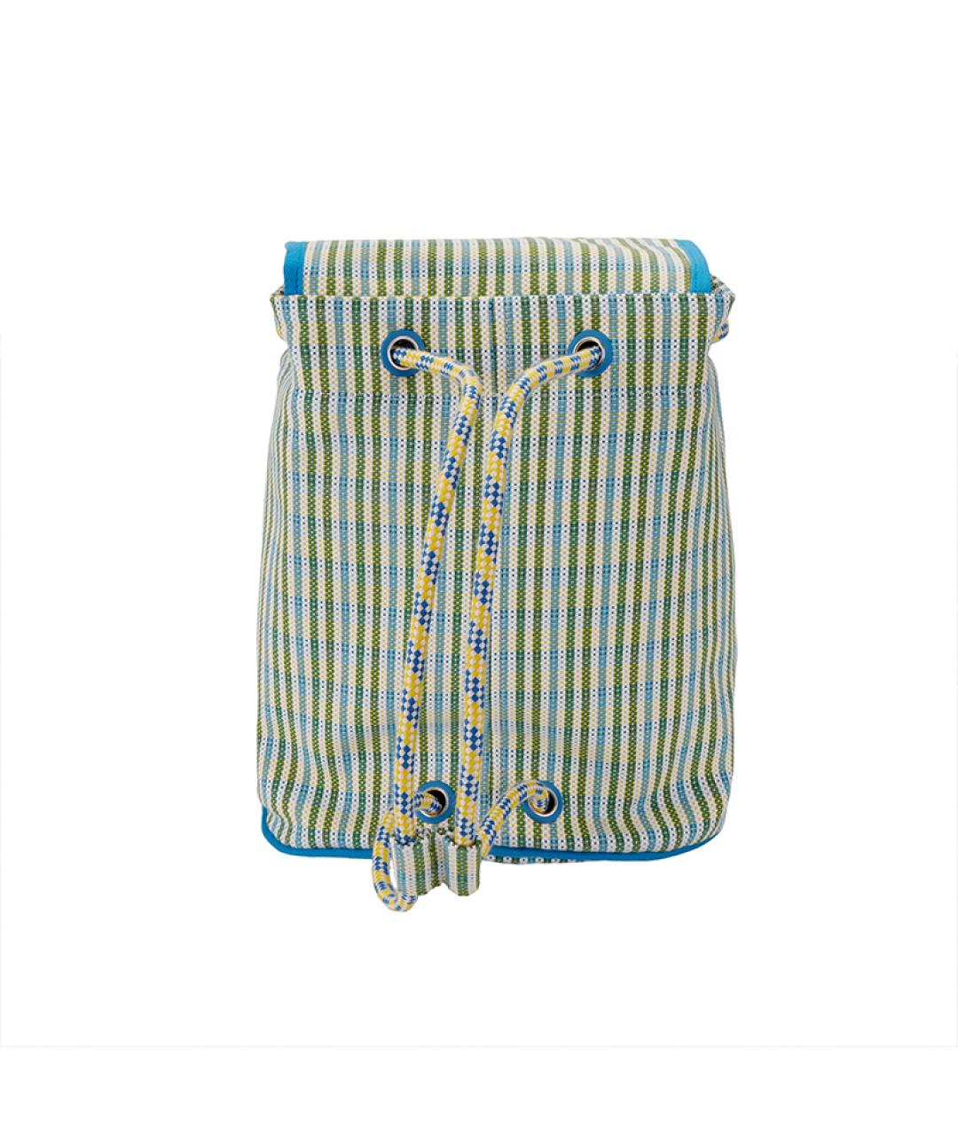 HERMES Синий хлопковый рюкзак, фото 3