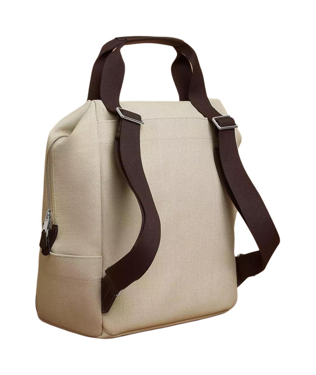 HERMES Бежевый рюкзак, фото 3