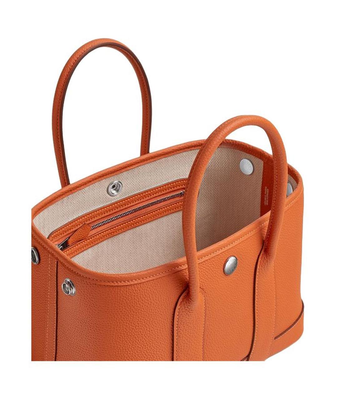 HERMES Оранжевая сумка через плечо, фото 3