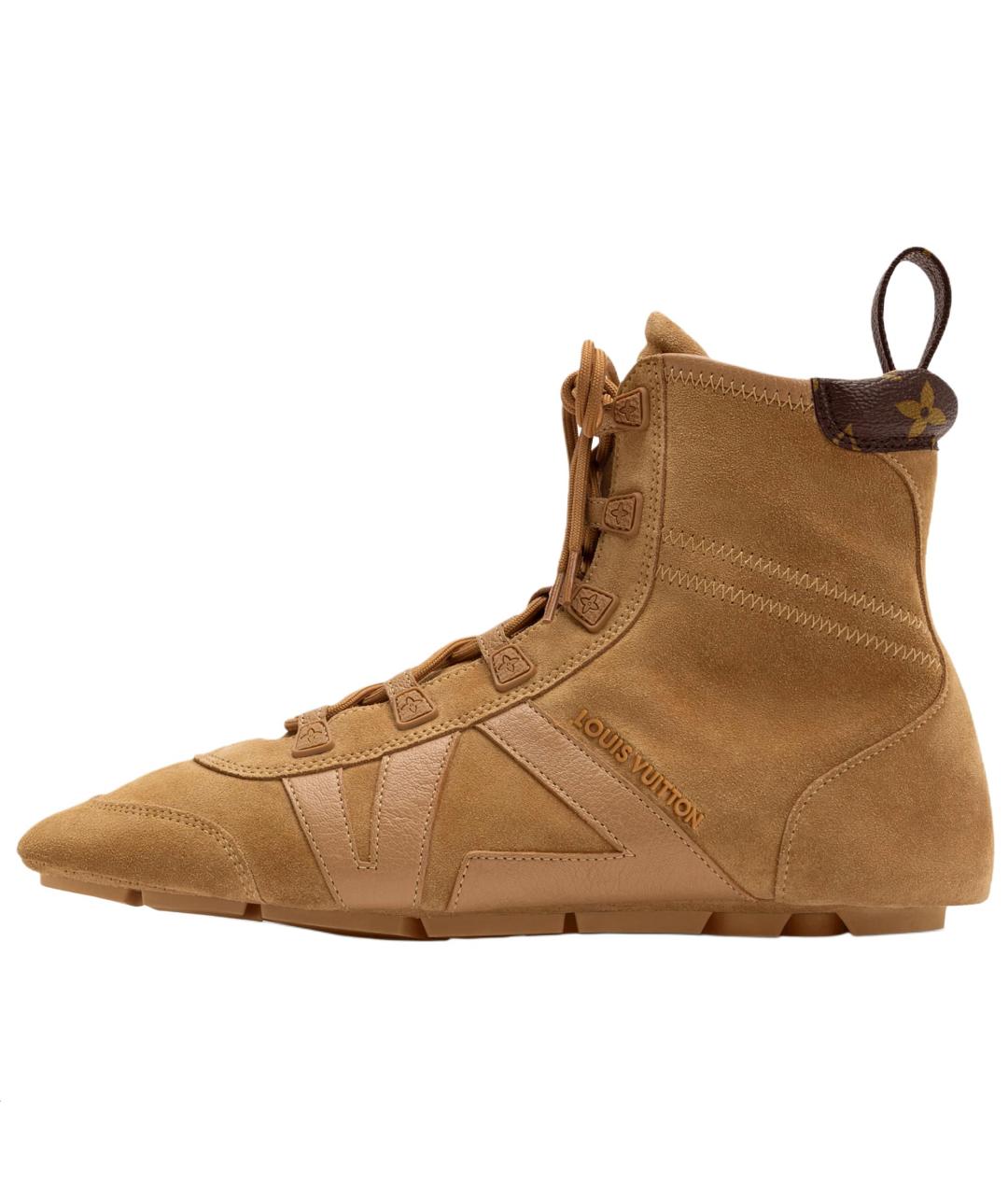 LOUIS VUITTON Коричневые ботинки, фото 2