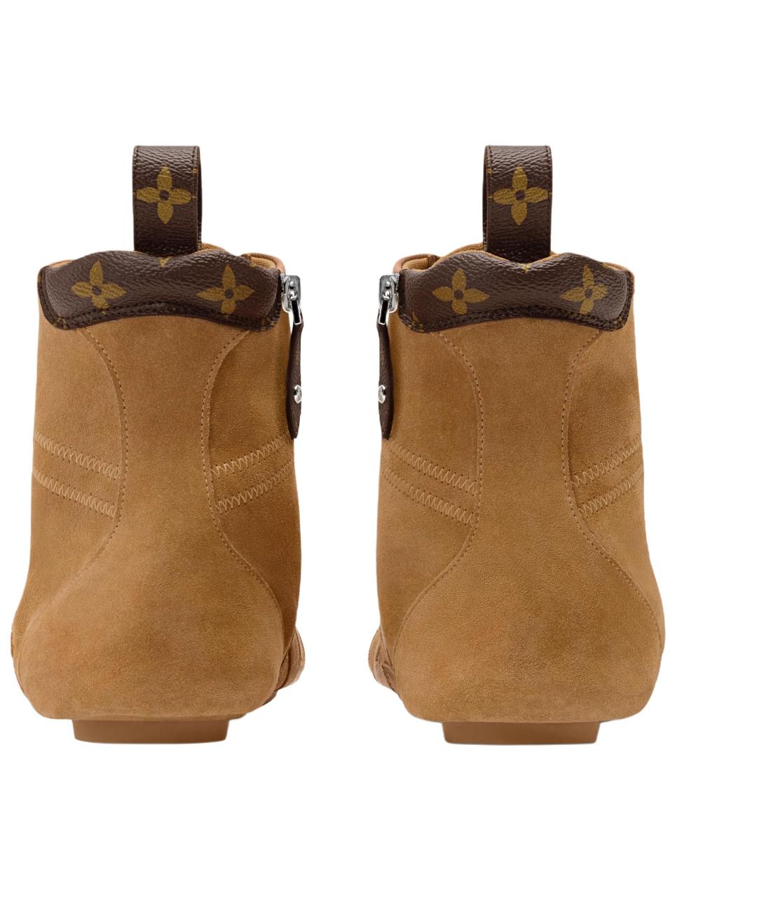 LOUIS VUITTON Коричневые ботинки, фото 4