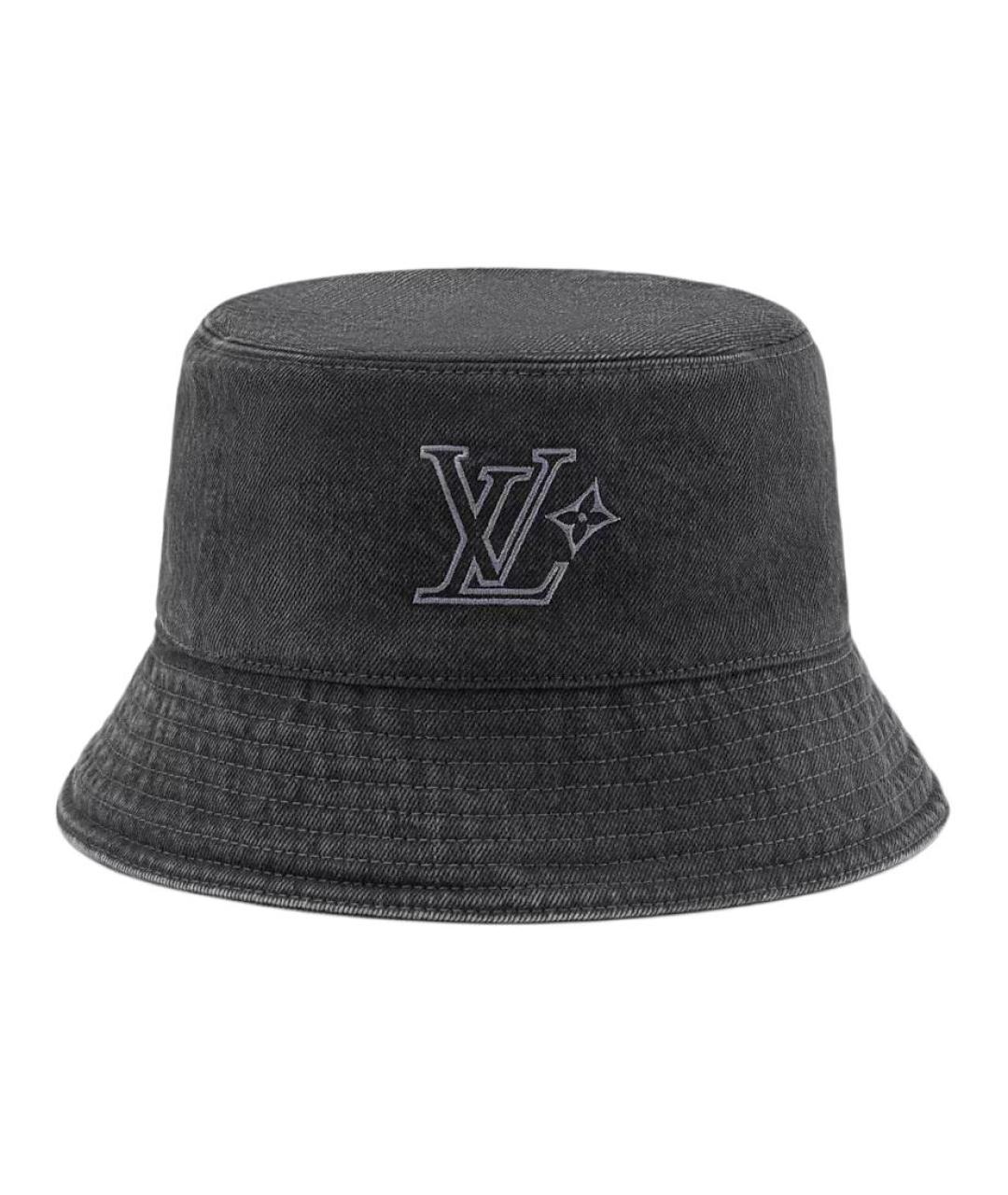 LOUIS VUITTON Черная хлопковая шляпа, фото 1