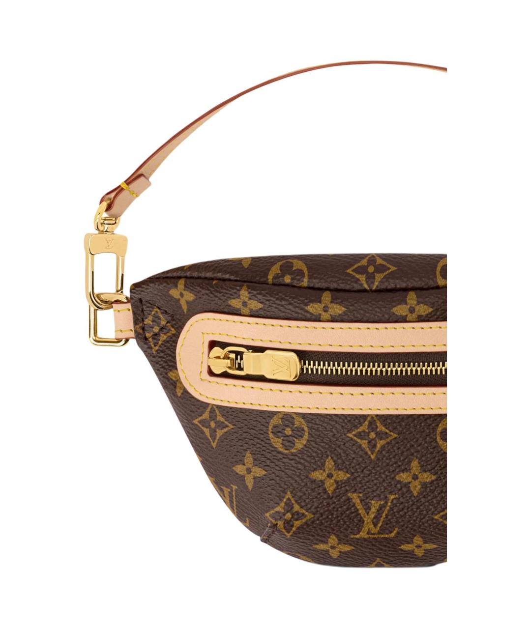 LOUIS VUITTON Коричневая поясная сумка, фото 4