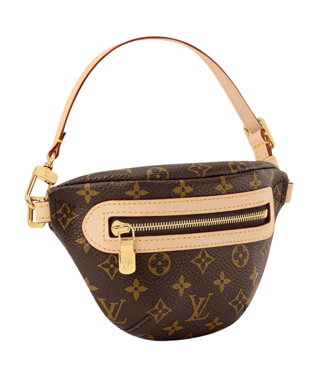 LOUIS VUITTON Коричневая поясная сумка, фото 2