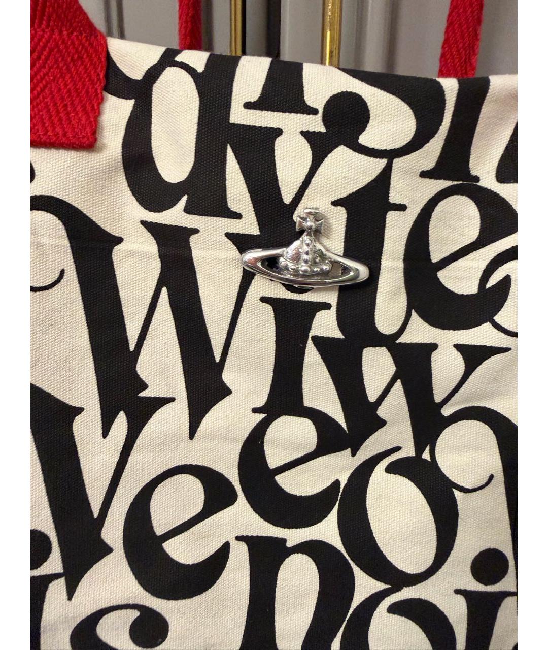 VIVIENNE WESTWOOD Мульти тканевая сумка тоут, фото 4